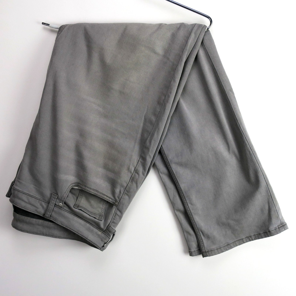True Classic Men's Pants 40x33 Gray 5 Pocket Stretch Straight Leg Casual